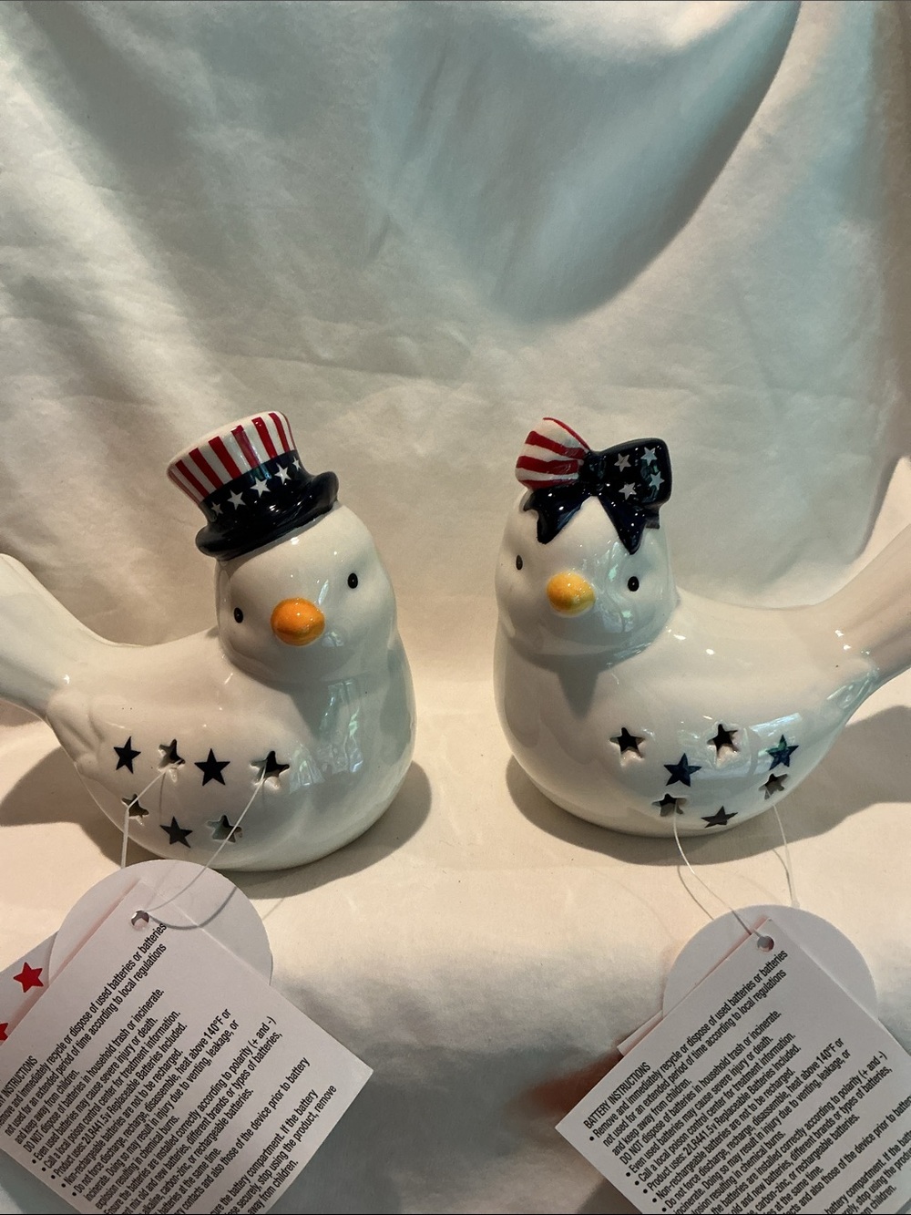 *Out of Stock Online* Hobby Lobby Patriotic LED Light Up Birds - Set of 2
